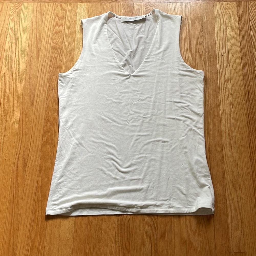 Soft white tank top